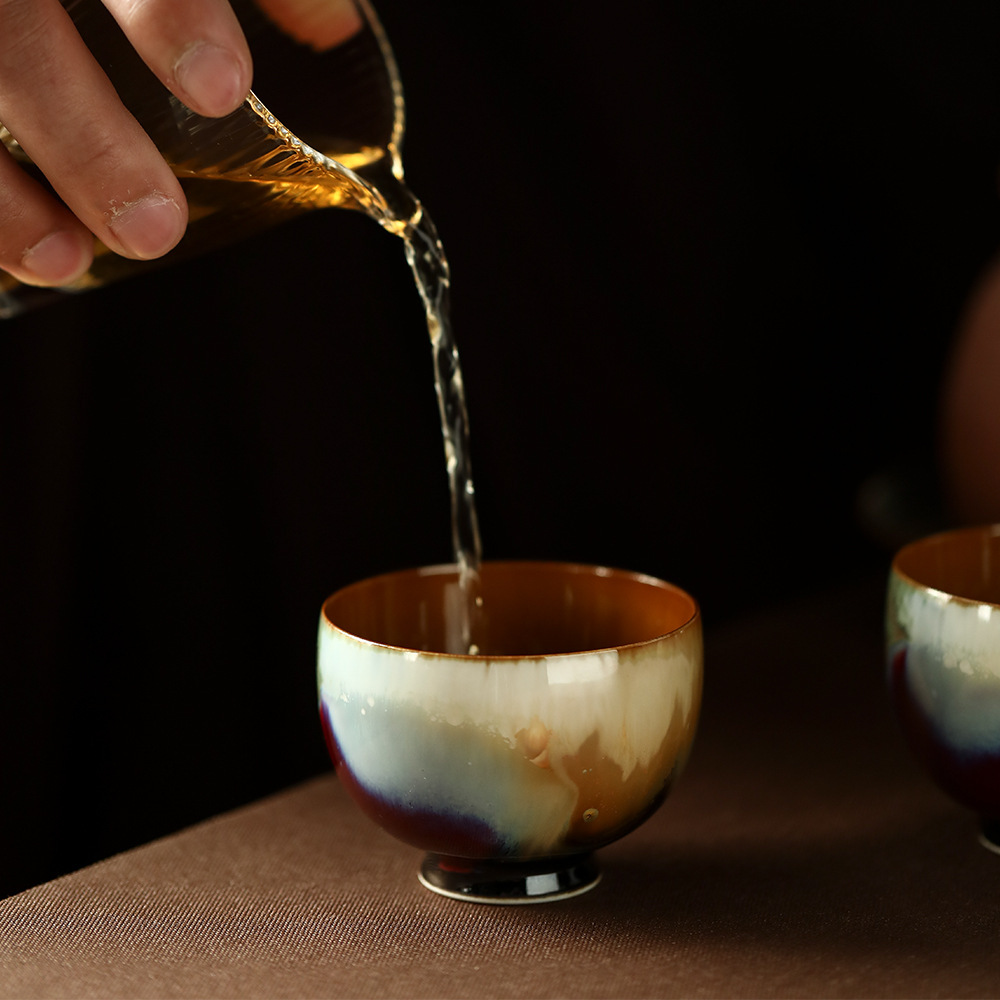 窯變主人杯茶盞手作茶杯