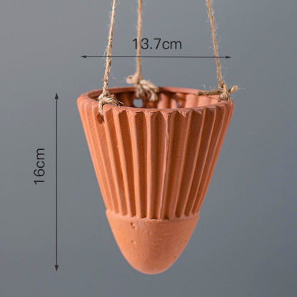 簡約現代陶瓷懸掛花瓶乾花插裝飾品擺件