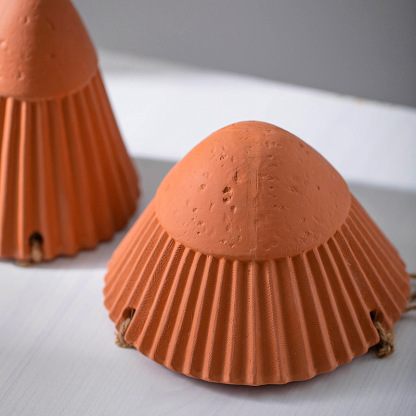 簡約現代陶瓷懸掛花瓶乾花插裝飾品擺件