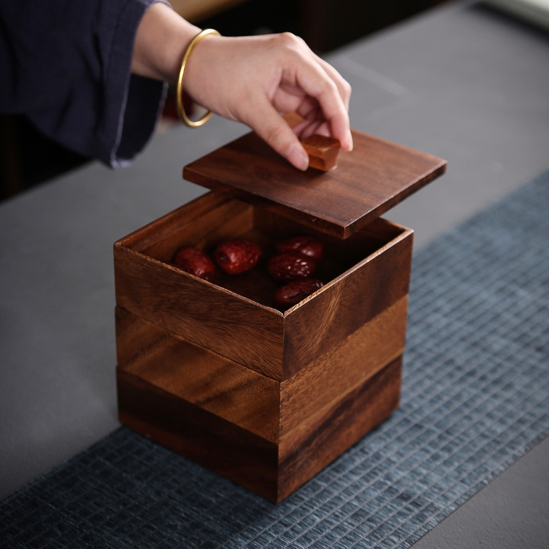 胡桃木幹果盒