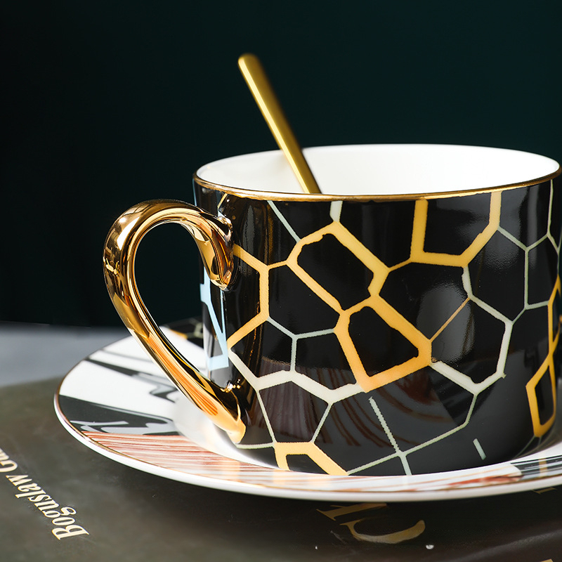 高檔精緻高顏值陶瓷咖啡杯子