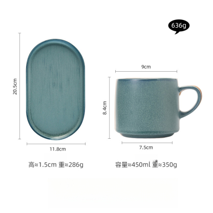 精緻早餐馬克杯水果盤