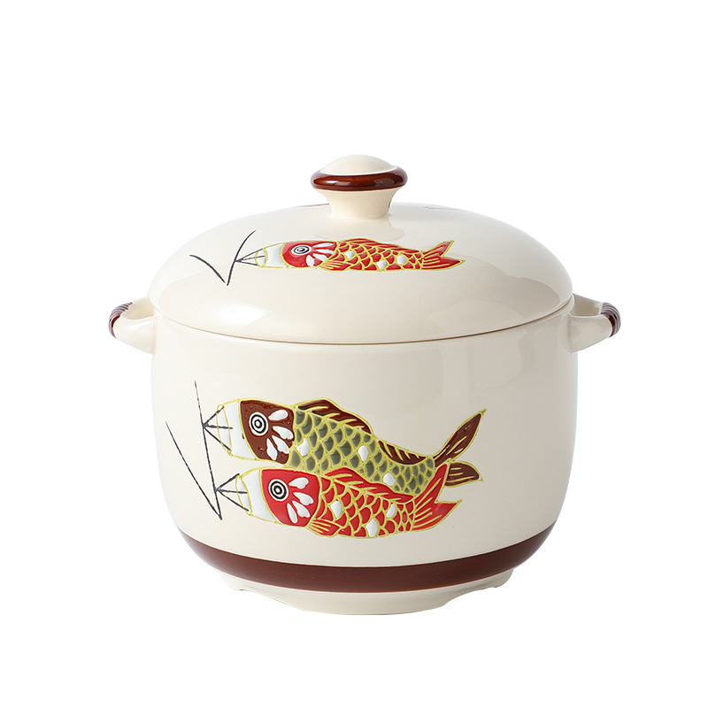 日式陶瓷手繪燉盅