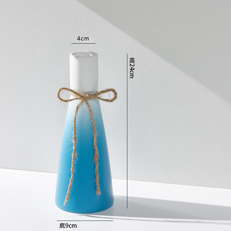 多彩簡約陶瓷花瓶