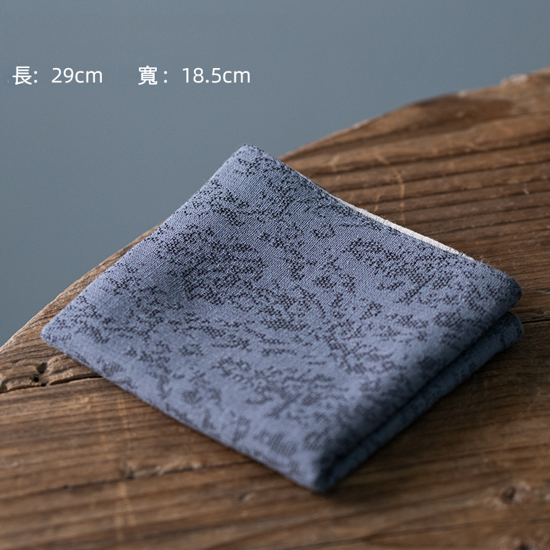 高檔棉麻提花茶巾茶桌抹布