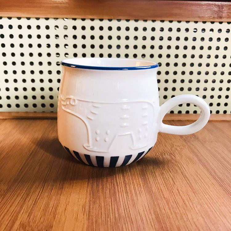 日式北極熊餐具卡通浮雕