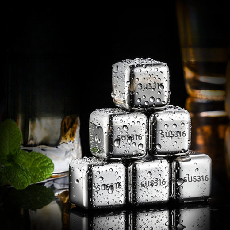不銹鋼冰塊威士忌316不銹鋼冰酒石