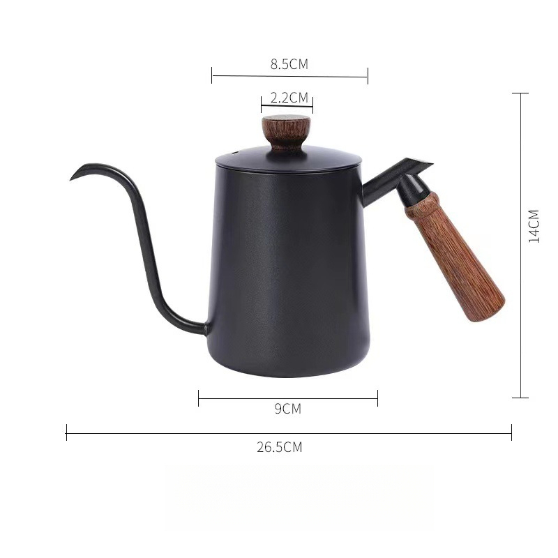 特氟龍長嘴木柄手沖壺