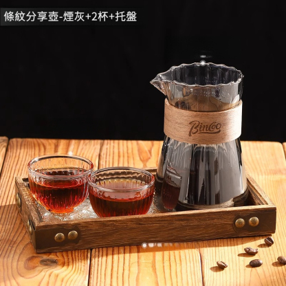 條紋咖啡分享壺套裝