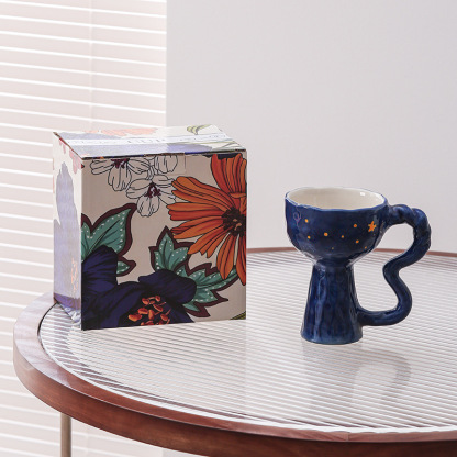 創意陶瓷高腳杯