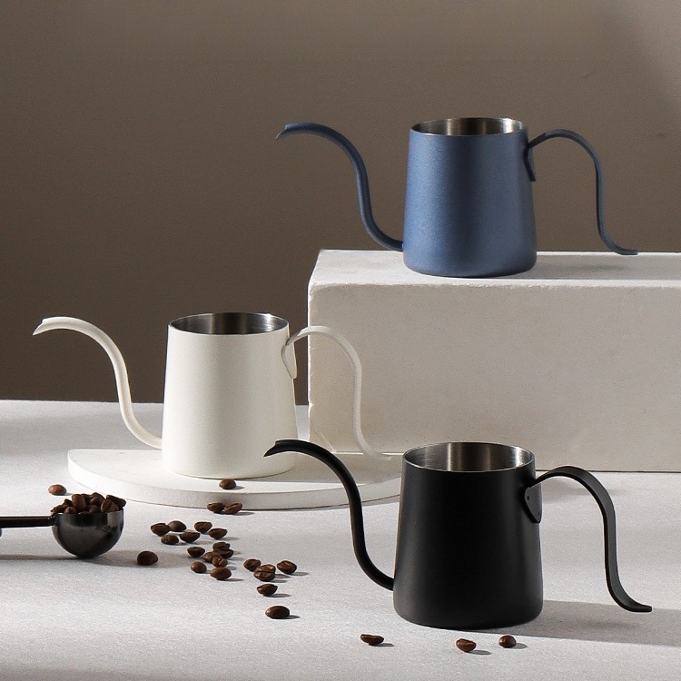 手沖咖啡壺不鏽鋼拉絲工藝