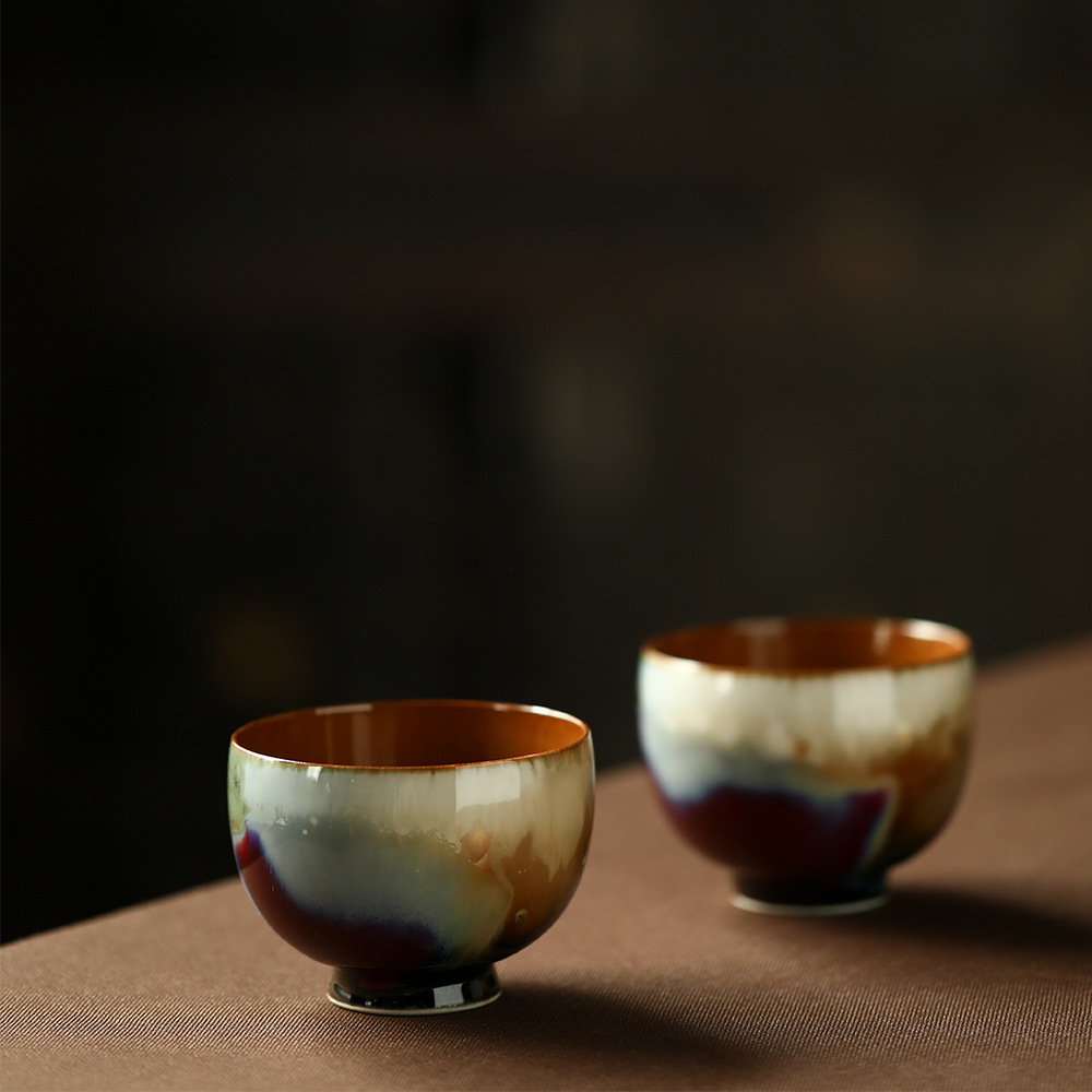 窯變主人杯茶盞手作茶杯