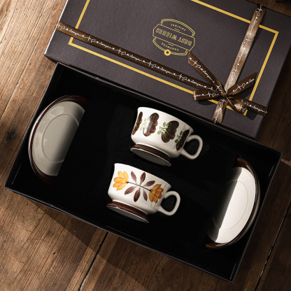 中古咖啡杯套裝精緻日式家用杯子禮盒裝