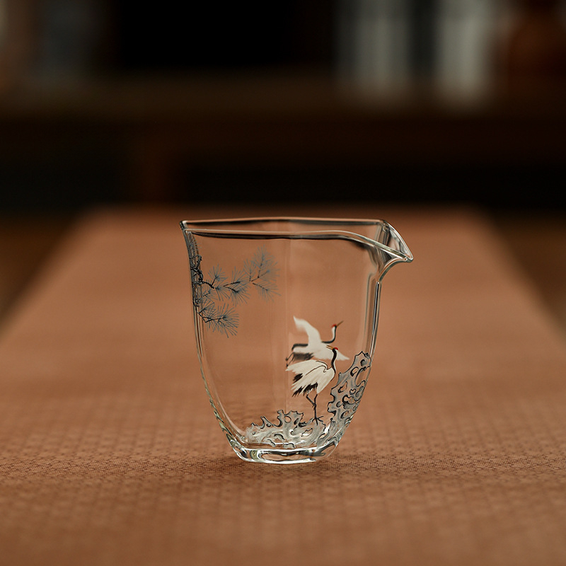 松鶴六角勻杯公道杯