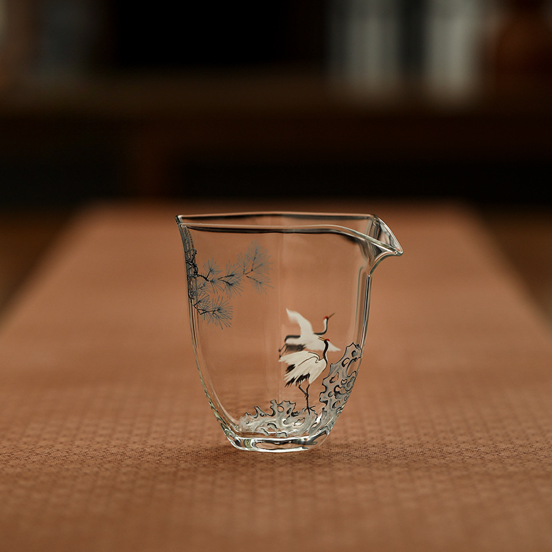 松鶴六角勻杯公道杯