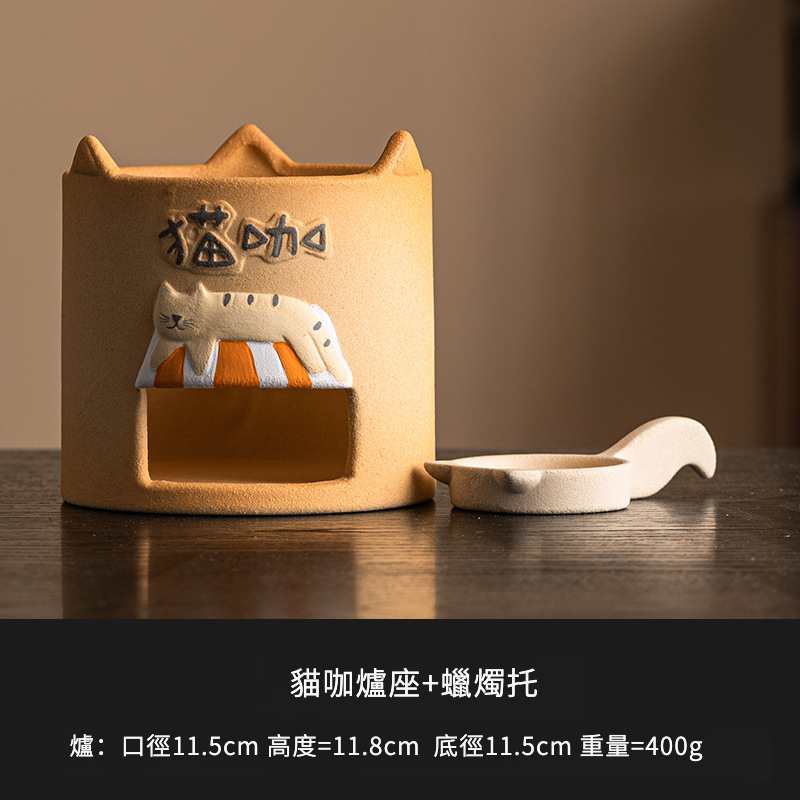 貓咖蠟燭茶爐