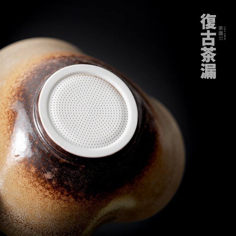 窯變蒼山茶漏茶茶葉過濾器