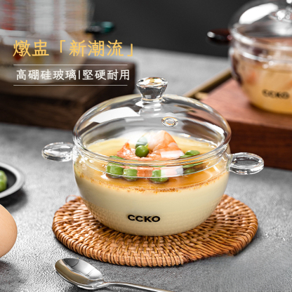 高硼硅透明玻璃燉盅