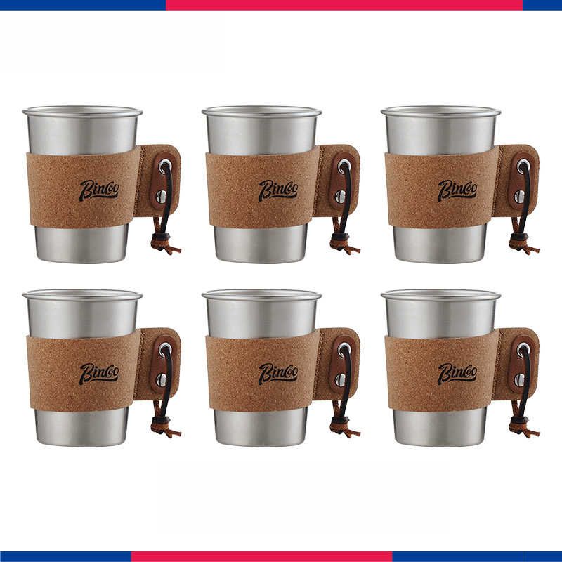 戶外便攜不鏽鋼露營杯