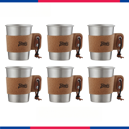 戶外便攜不鏽鋼露營杯