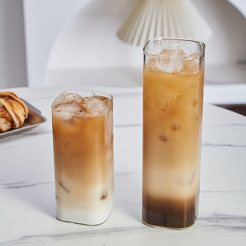 方形水杯果簡約氣泡酒杯