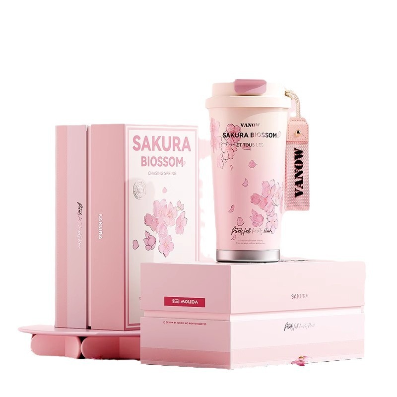 英國保溫杯浪漫櫻花套裝
