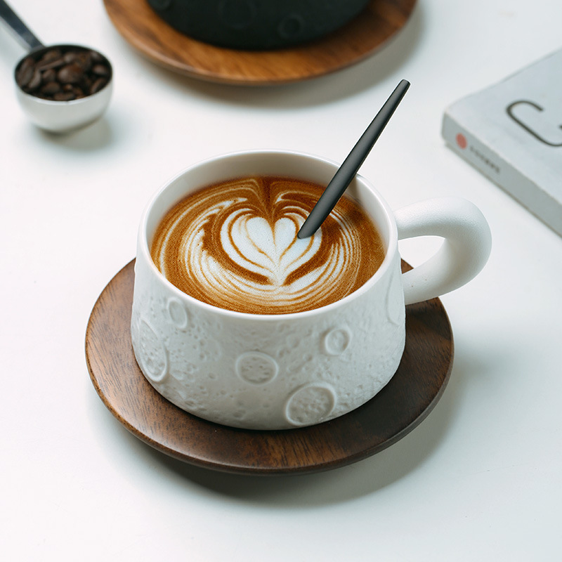 月球陶瓷咖啡杯