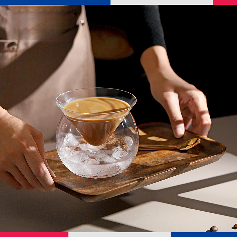 玻璃咖啡杯冰鎮冷萃杯