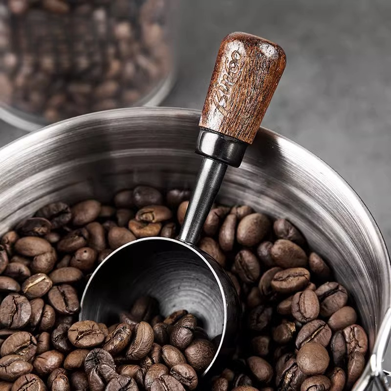 胡桃木咖啡粉量勺