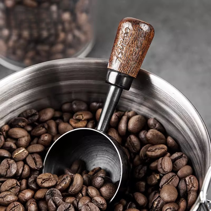 胡桃木咖啡粉量勺