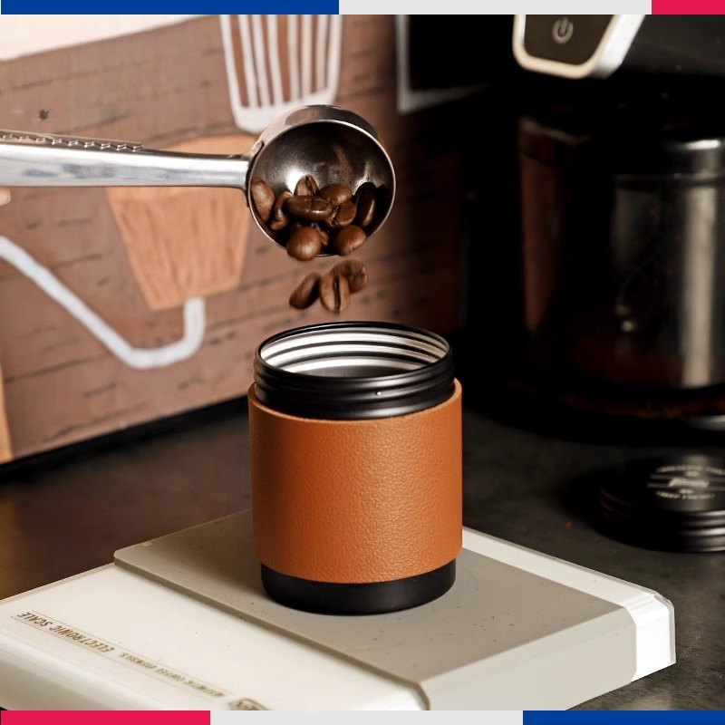 迷你便攜咖啡粉豆密封罐