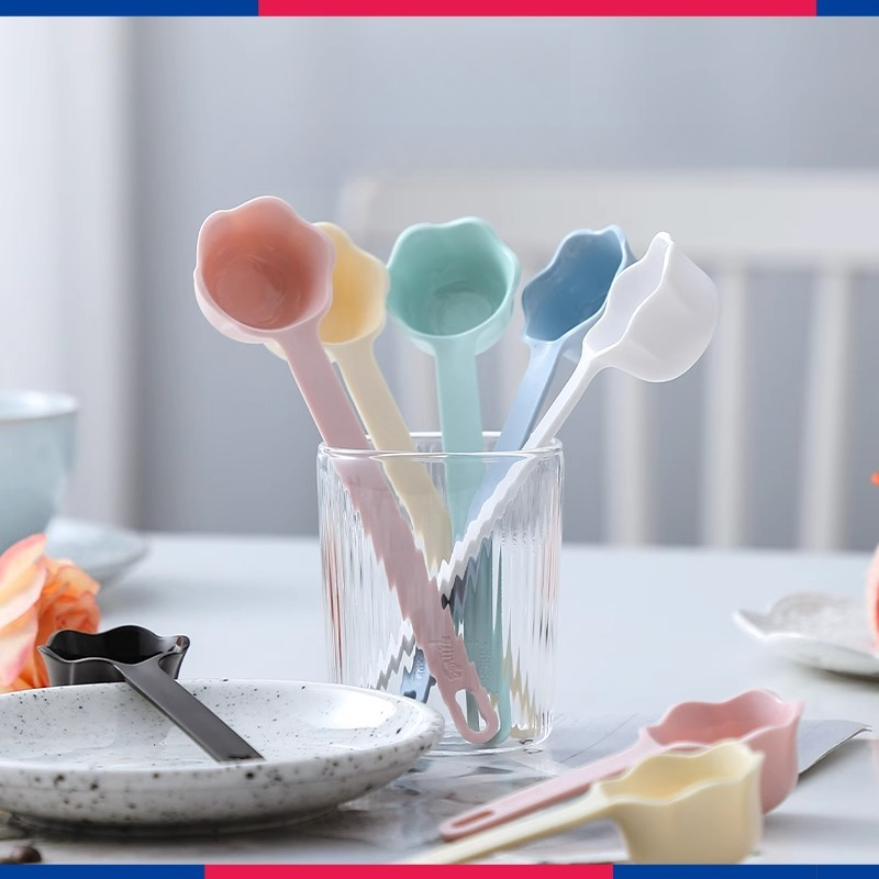 瑰夏花咖啡豆量勺