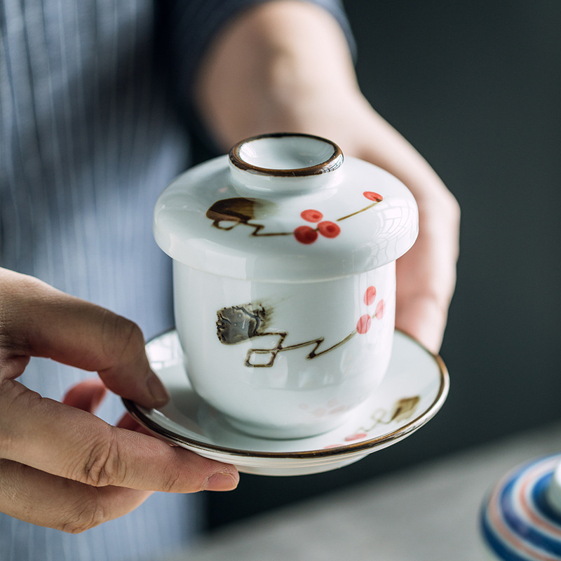 一人份帶蓋隔水燉盅三件套