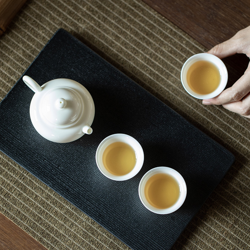 羊脂玉白瓷初放杯小號主人杯