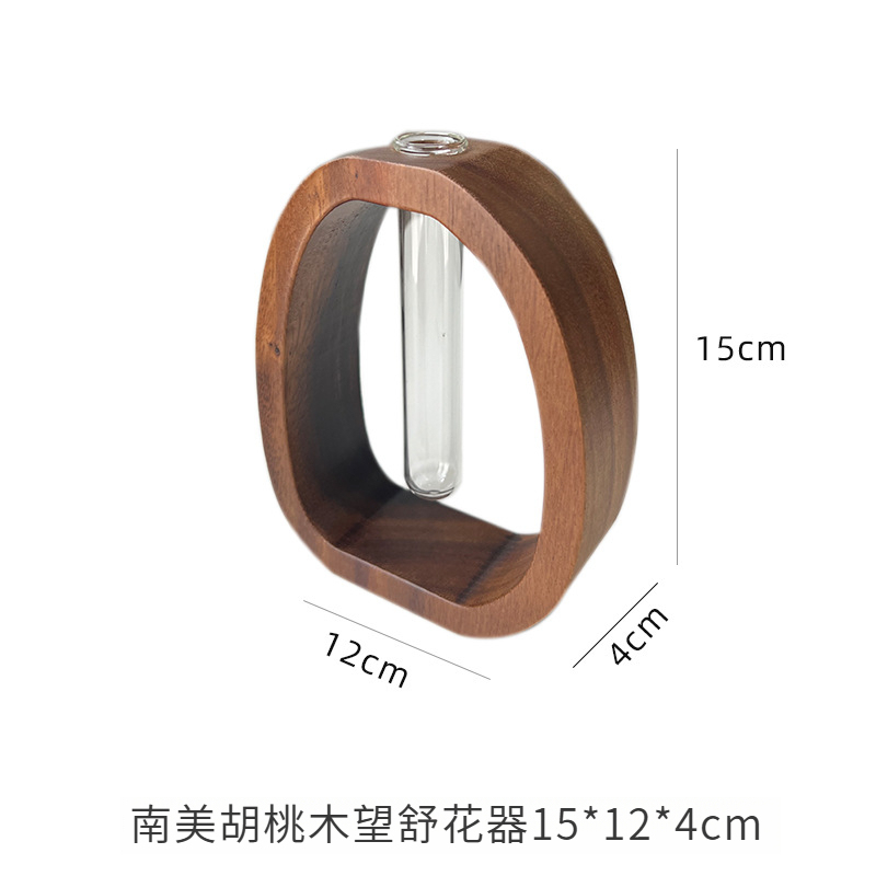 胡桃木實木花器