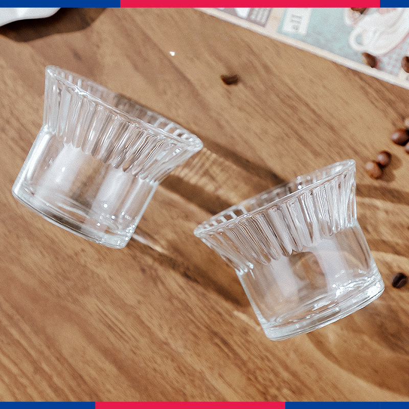 花朵創意咖啡杯玻璃杯家用威士忌杯