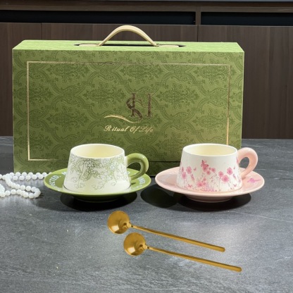 花園禮盒系列咖啡杯碟套裝