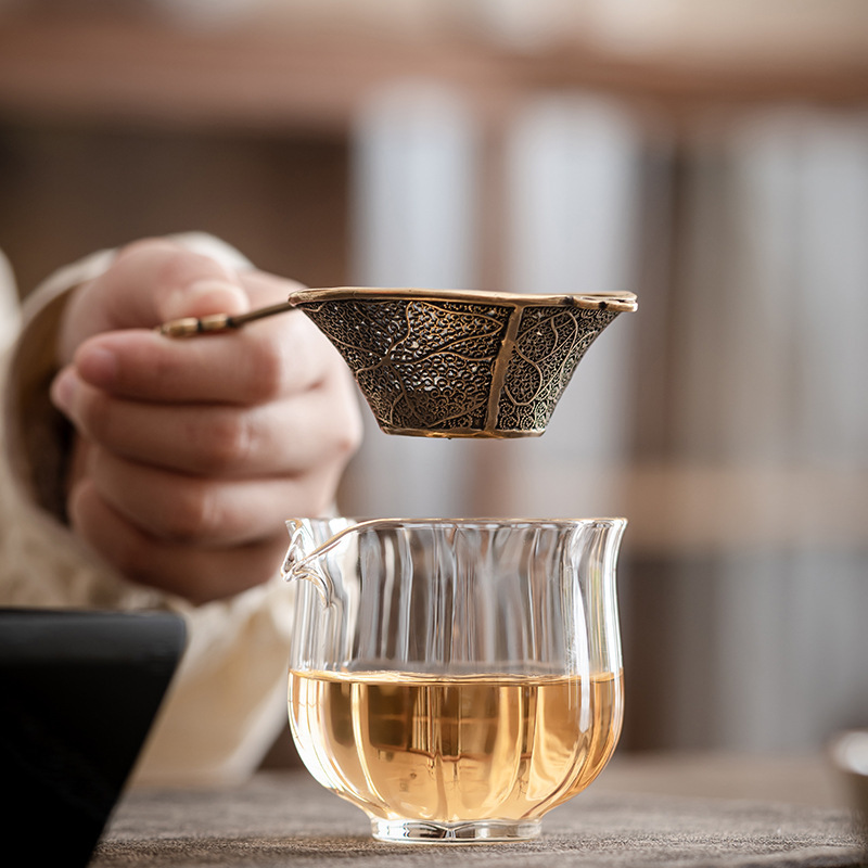 銅製茶漏濾茶器