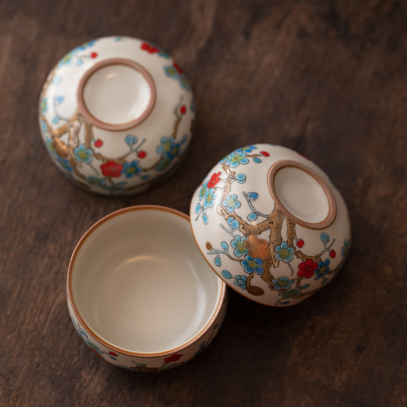 金梅汝窯功夫小茶杯品茗杯