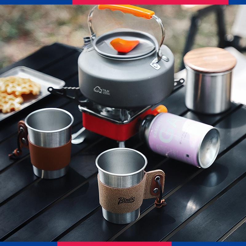 戶外便攜不鏽鋼露營杯