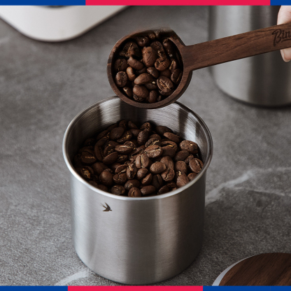 日式復古不鏽鋼咖啡豆密封罐茶葉保鮮罐