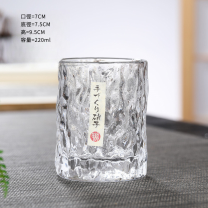 日式錘紋水晶玻璃杯