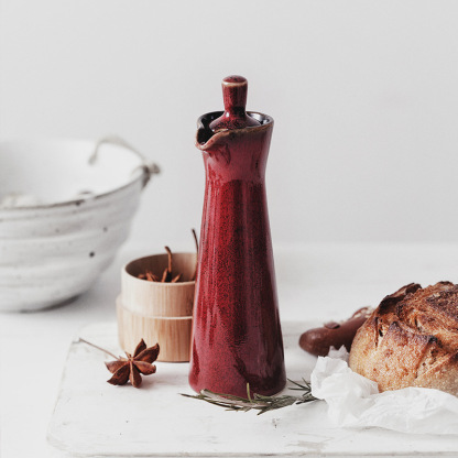 日式窯變調味瓶