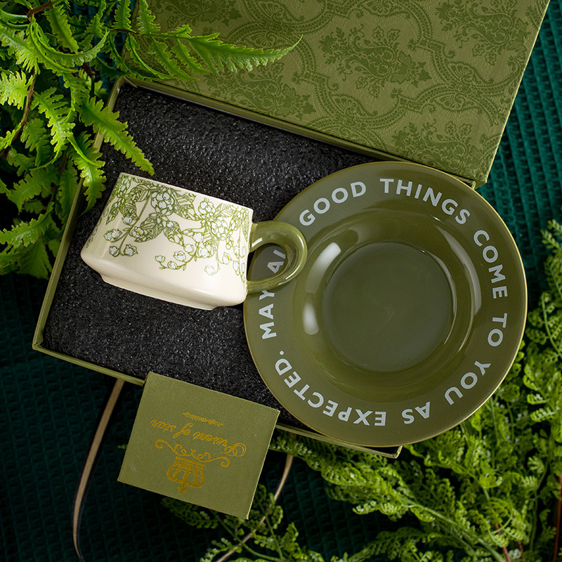 花園禮盒系列咖啡杯碟套裝