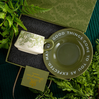 花園禮盒系列咖啡杯碟套裝