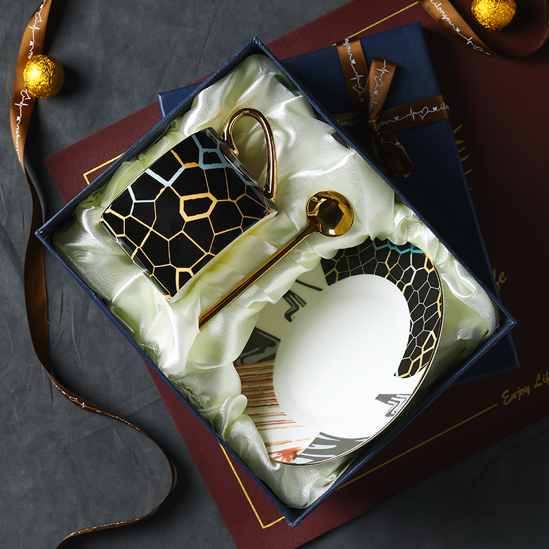 高檔精緻高顏值陶瓷咖啡杯子