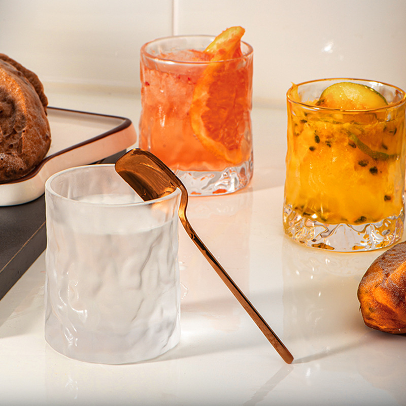 日式錘紋玻璃杯