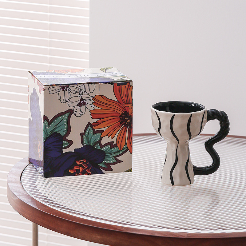 創意陶瓷高腳杯