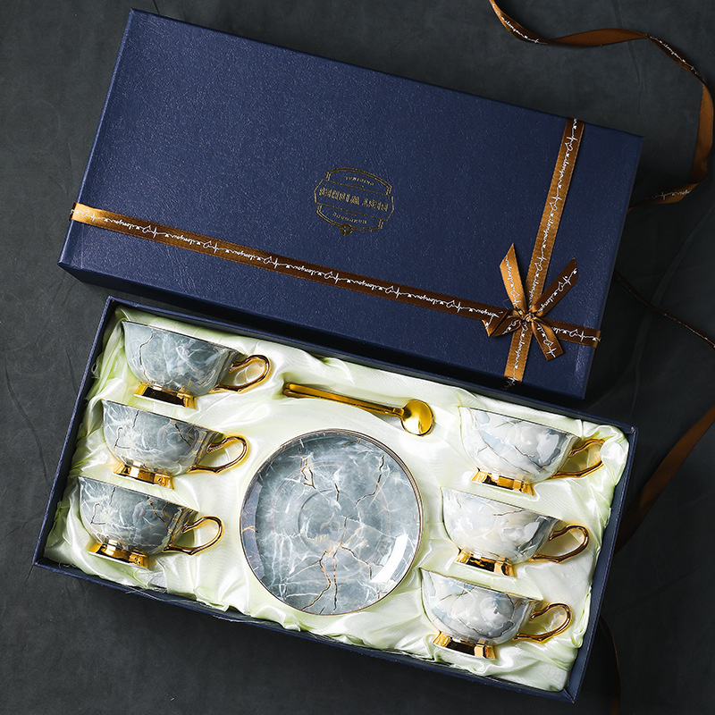 歐式咖啡對杯骨瓷套裝