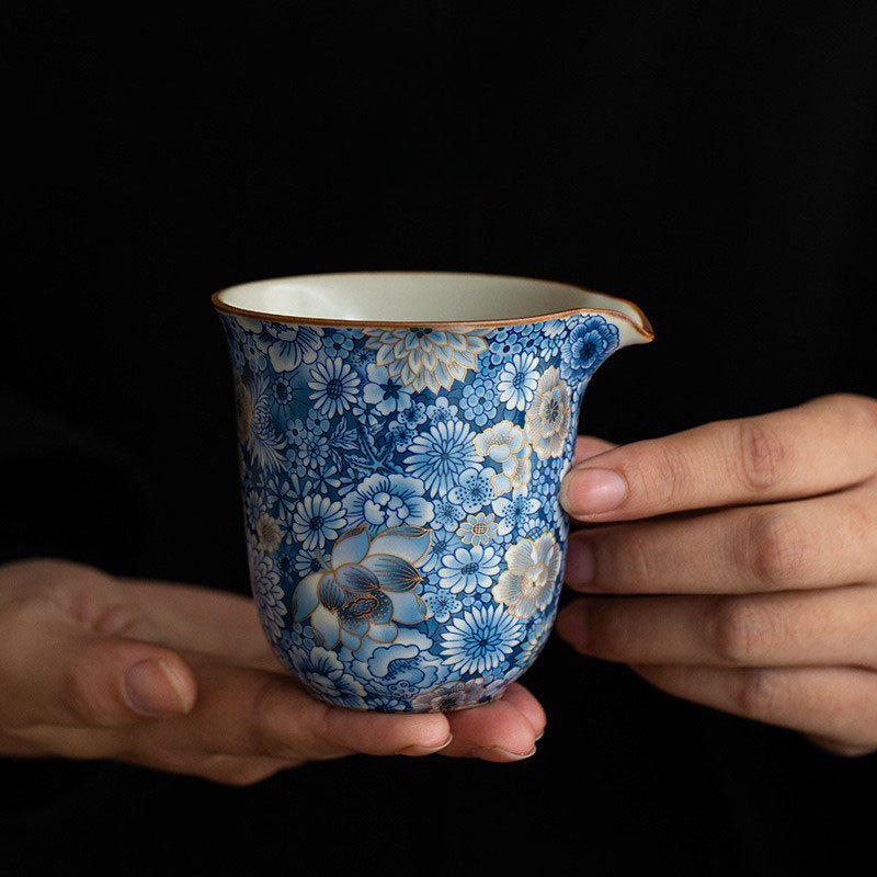 繁花公道杯分茶器